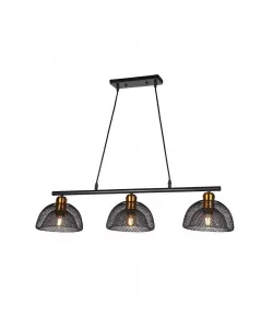 Pendul Jude 3x E27 Negru