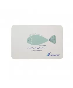 Placa de Baie din Diatomit, 45 cm, Antiderapant, Alba