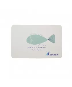 Placa de Baie din Diatomit, 60 cm, Antiderapant, Alb