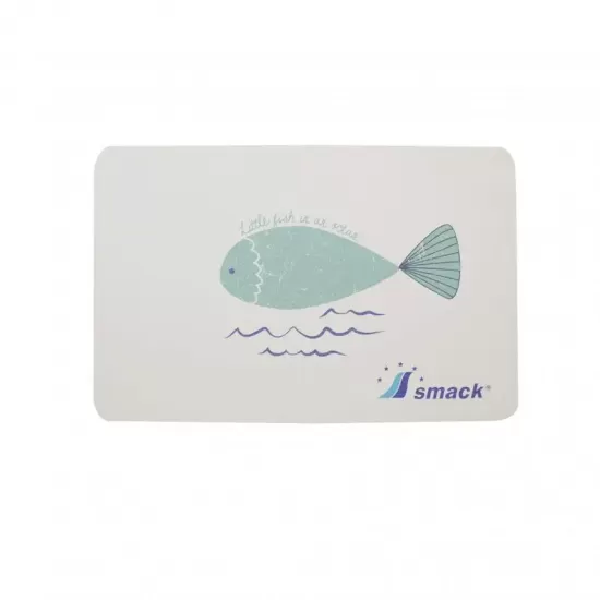Placa de Baie din Diatomit, 60 cm, Antiderapant, Alb Placa de Baie din Diatomit, 60 cm, Antiderapant, Alb