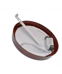 Plafoniera LED din Lemn 30W Alb Maro Plafoniera LED din Lemn 30W Alb Maro