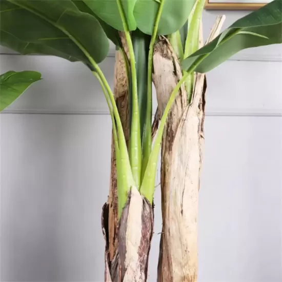 Planta Artificiala Banan japonez, 3 Crengi, fara Ghiveci 190cm Verde Planta Artificiala Banan japonez, 3 Crengi, fara Ghiveci 190cm Verde