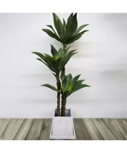 Planta Artificiala Dracaena fragrans, fara Ghiveci, 140cm Verde Planta Artificiala Dracaena fragrans, fara Ghiveci, 140cm Verde