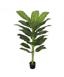 Planta Artificiala 24 Frunze fara Ghiveci 160cm Verde Planta Artificiala 24 Frunze fara Ghiveci 160cm Verde