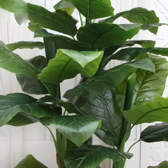 Planta Artificiala Banan japonez, 4 Crengi, fara Ghiveci 180cm Verde Planta Artificiala Banan japonez, 4 Crengi, fara Ghiveci 180cm Verde
