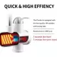 Robinet Electric Instant pentru Apa Calda, Afisaj LCD, Alb, LZ010LY