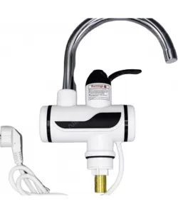 Robinet Electric Instant pentru Apa Calda, Afisaj LCD, Alb, Z008T