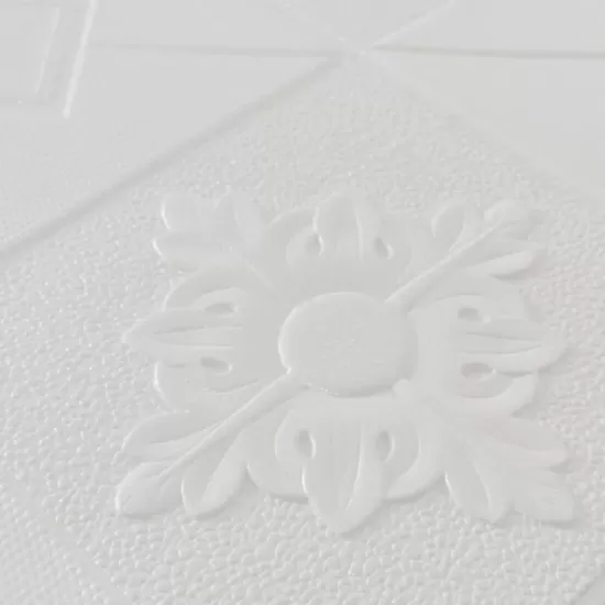 Set 10xTapet 3D Autoadeziv din Spuma Moale, 70cmx70cmx2mm, Alb Set 10xTapet 3D Autoadeziv din Spuma Moale, 70cmx70cmx2mm, Alb