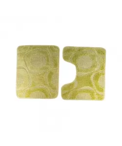 Set 3 Covorase de Baie, 50x40 cm, Verde, Antiderapant Set 3 Covorase de Baie, 50x40 cm, Verde, Antiderapant