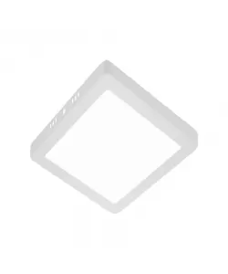 Spot LED Aplicat, 12W, 6400K, Metal si Acril, Alb