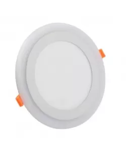 Spot LED Rotund, 24W, 3000K/6500K, Trei Functii, Incastrat, Alb