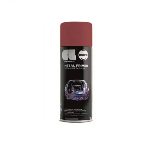 Spray Primer Cosmos Lac, Rosu Grunt, 400ml Spray Primer Cosmos Lac, Rosu Grunt, 400ml