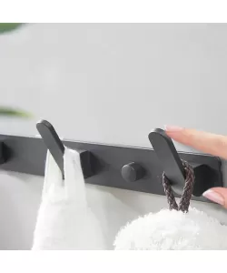 Suport Prosop si Accesorii Baie Gri GJ615