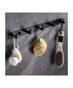 Suport Accesorii Baie, InoxSUS304, Negru, GJ608 -RESIGILAT-