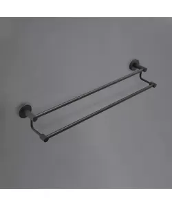 Suport Dublu Prosop Negru GJ/203B