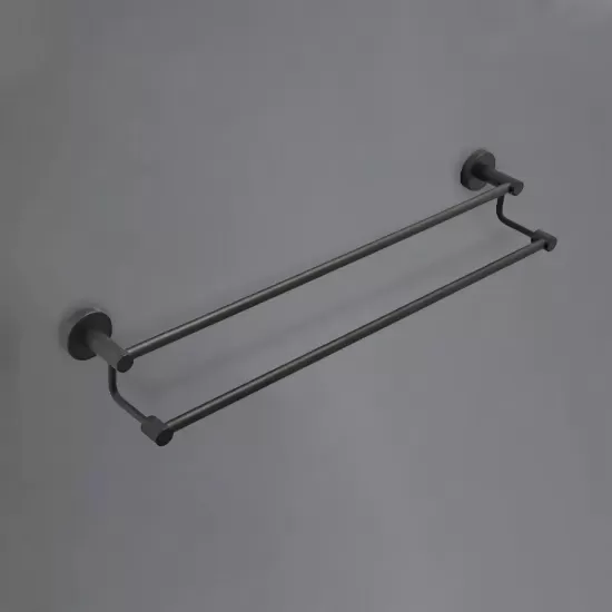 Suport Dublu Prosop Negru GJ/203B Suport Dublu Prosop Negru GJ/203B