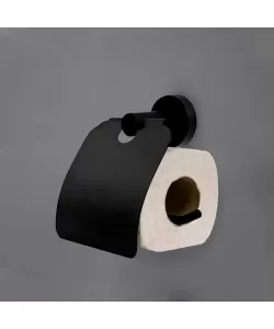 Suport Hartie Igienica Korman Technik, Negru, GJ/206B