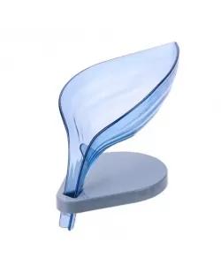 Suport Sapun cu Scurgere Albastru