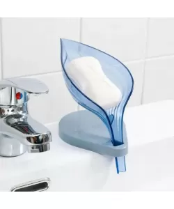 Suport Sapun cu Scurgere Albastru