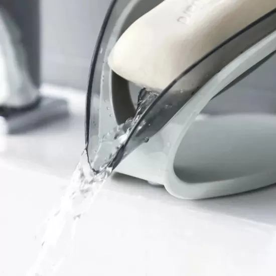 Suport Sapun cu Scurgere, Plastic, 14*13*8 cm, Roz Suport Sapun cu Scurgere, Plastic, 14*13*8 cm, Roz