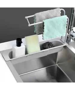 Suport Telescopic pentru Chiuveta, 50 cm, Alb Suport Telescopic pentru Chiuveta, 50 cm, Alb