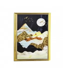 Tablou Peisaj Desert 61x41cm, Rama Aurie, TBL11/AU