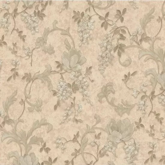 Tapet Vinil Lavabil Flori pe Suport de Flizelin, 1.06 m x 10,05m, 3-1275