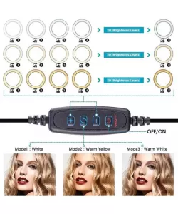 Lampa Circulara Ring Light cu Trepied Inclus Lampa Circulara Ring Light cu Trepied Inclus