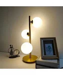 Veioza Mustafa 3x G9 Alb Auriu Veioza Mustafa 3x G9 Alb Auriu