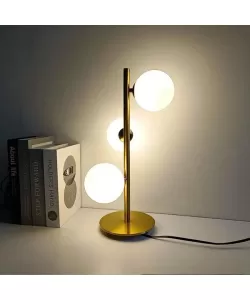 Veioza Mustafa 3x G9 Alb Auriu Veioza Mustafa 3x G9 Alb Auriu