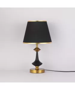 Veioza Shreya 1x E27 Negru Auriu Veioza Shreya 1x E27 Negru Auriu