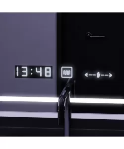 Oglinda LED Senzor Sole Sistem Dezaburire Ceas Temperatura 90x60 cm Colectia Marcello Funghi Oglinda LED Senzor Sole Sistem Dezaburire Ceas Temperatura 90x60 cm Colectia Marcello Funghi