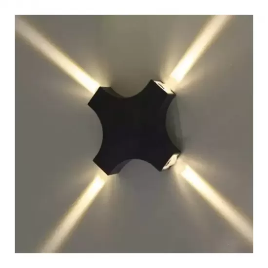 Aplica LED Pirius Exterior, 7W, Negru, 3000K, IP.65 Aplica LED Pirius Exterior, 7W, Negru, 3000K, IP.65