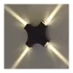 Aplica LED Pirius Exterior, 7W, Negru, 3000K, IP.65 Aplica LED Pirius Exterior, 7W, Negru, 3000K, IP.65