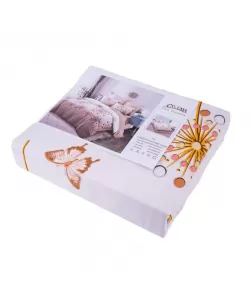 Lenjerie Pat 2 Persoane cu Elastic, 6 Piese, Bumbac Finet, F20A/334 Lenjerie Pat 2 Persoane cu Elastic, 6 Piese, Bumbac Finet, F20A/334