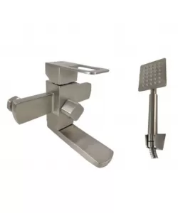 Baterie cada din otel inoxidabil, Monocomanda, Lungime furtun 150 cm MIXXUS FIT-009 Baterie cada din otel inoxidabil, Monocomanda, Lungime furtun 150 cm MIXXUS FIT-009