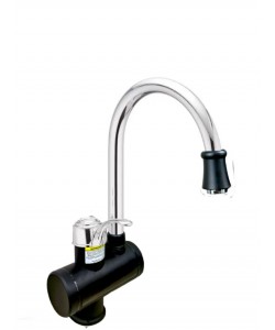 Black robinet instant electric pentru apa, 3 kW din plastic si otel inoxidabil MIXXUS Electra 240-E