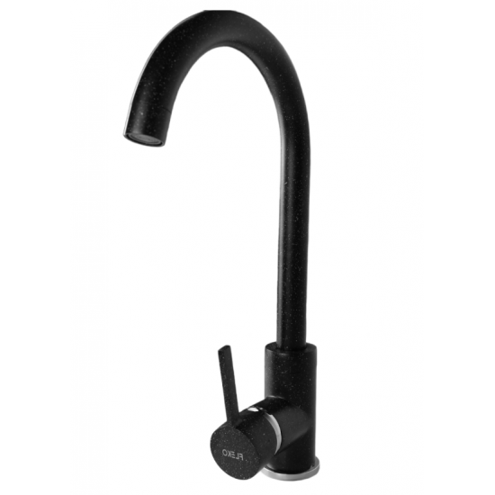 Baterie Fleko , Negru, pentru bucatarie, monocomanda , cartus ceramic 40mm FZXC-MD410