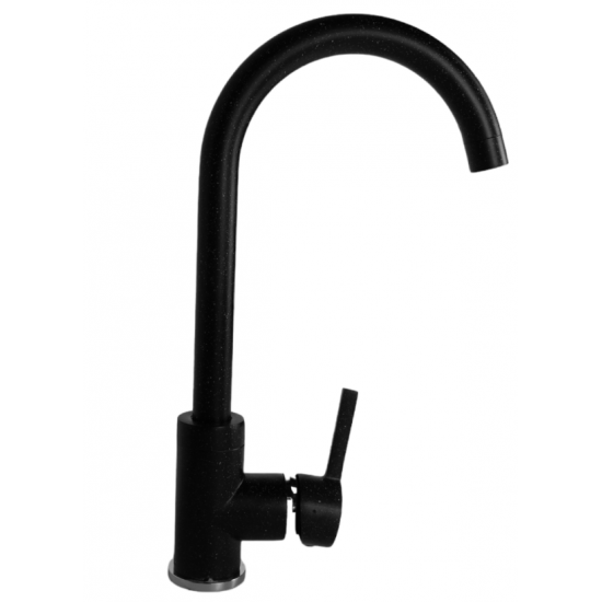 Baterie Fleko , Negru, pentru bucatarie, monocomanda , cartus ceramic 40mm FZXC-MD410