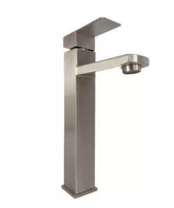 Baterie lavoar din otel inoxidabil, Monocomanda, Racorduri incluse,MIXXUS KUB-001-HIGH