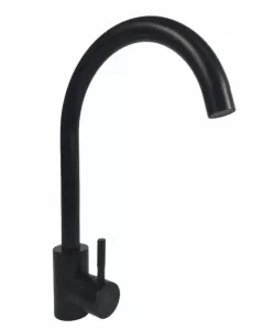 Baterie bucatarie din otel inoxidabil, Monocomanda, Racorduri incluse, MIXXUS SUS-011-2 BLACK Baterie bucatarie din otel inoxidabil, Monocomanda, Racorduri incluse, MIXXUS SUS-011-2 BLACK