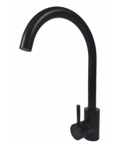 Baterie bucatarie din otel inoxidabil, Monocomanda, Racorduri incluse, MIXXUS SUS-011-2 BLACK Baterie bucatarie din otel inoxidabil, Monocomanda, Racorduri incluse, MIXXUS SUS-011-2 BLACK