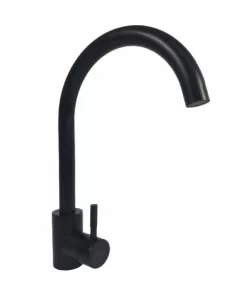 Baterie bucatarie din otel inoxidabil, Monocomanda, Racorduri incluse, MIXXUS SUS-011 BLACK Baterie bucatarie din otel inoxidabil, Monocomanda, Racorduri incluse, MIXXUS SUS-011 BLACK