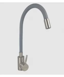 Baterie bucatarie din otel inoxidabil, Monocomanda, Racorduri incluse, MIXXUS SUS-011 REFL GRAY  Baterie bucatarie din otel inoxidabil, Monocomanda, Racorduri incluse, MIXXUS SUS-011 REFL GRAY