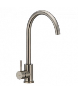 Baterie bucatarie  din otel inoxidabil, Monocomanda, Racorduri incluse,MIXXUS SUS-011WHITE