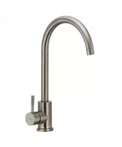 Baterie bucatarie din otel inoxidabil, Monocomanda, Racorduri incluse,MIXXUS SUS-011WHITE Baterie bucatarie din otel inoxidabil, Monocomanda, Racorduri incluse,MIXXUS SUS-011WHITE