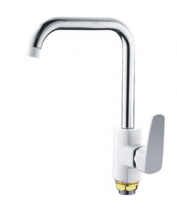 Baterie bucatarie din alama,MIXXUS MISSOURI 014-G (WHITE)