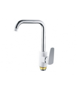 Baterie bucatarie din alama,MIXXUS MISSOURI 014-G (WHITE)