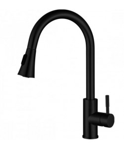 baterie bucatarie din otel inoxidabil flexibil,MIXXUS SUS-014-B BLACK