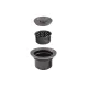Chiuveta bucatarie BÖHM BH5050BA, inox alimentar SUS304, 500 x 500 x 220 mm, finisaj Negru, sifon inclus